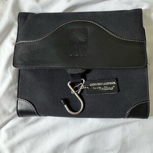 Bellino leather and canvas travel bag